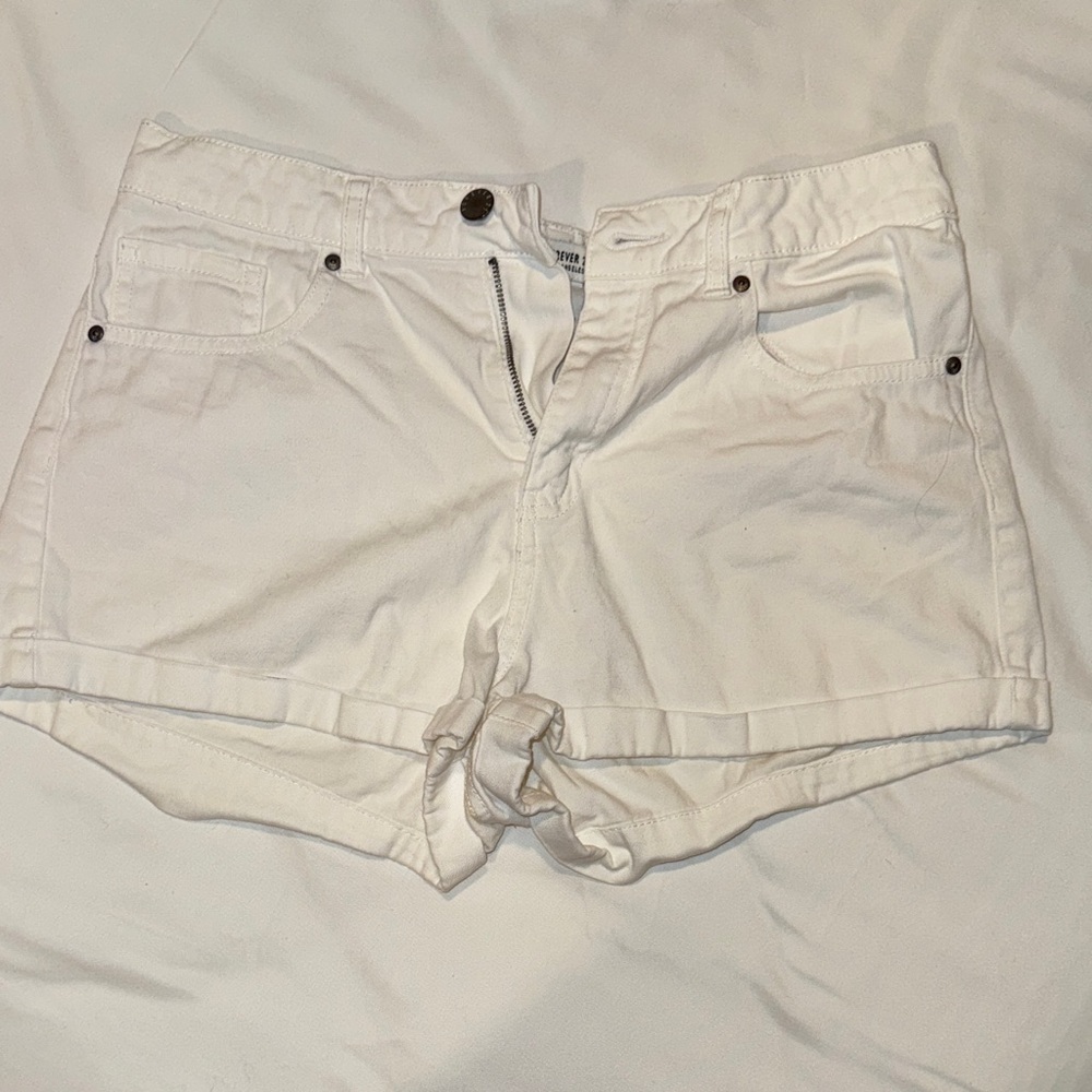 Forever 21 white shorts